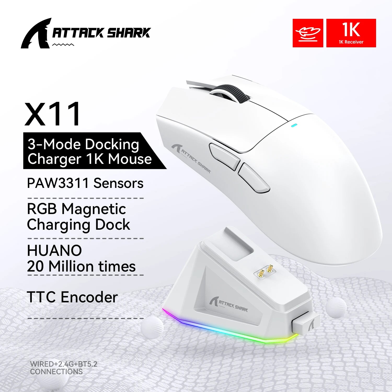 Souris Gaming ATTACK SHARK X11