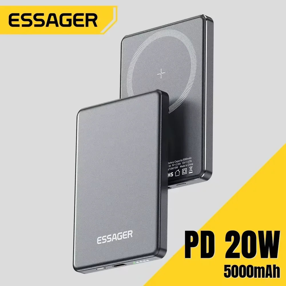 Chargeur Sans Fil Magnétique Essager 20W