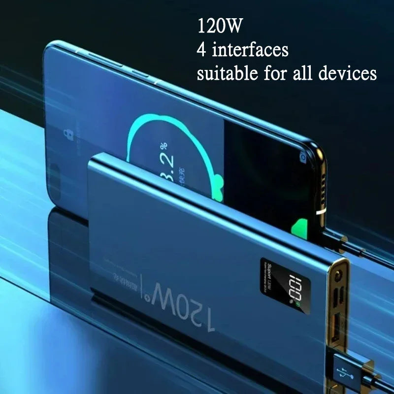 Batterie Externe 80000 mAh Charge Rapide