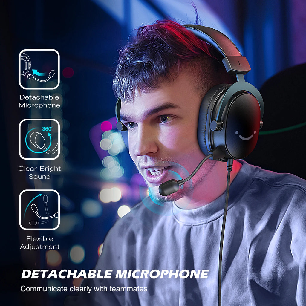 Casque Gaming FIFINE avec Micro 3,5 mm