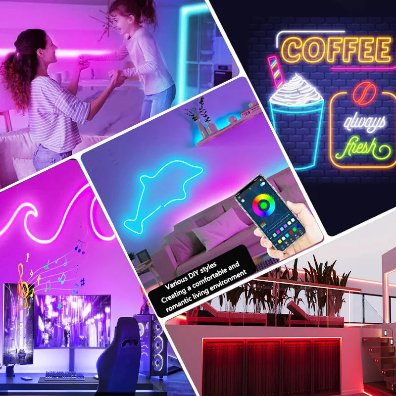 Bande LED RGB Wi-Fi Intelligente – Compatible Alexa & Google Home