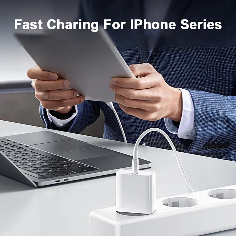 Chargeur Rapide USB-C 30 W – Compatible iPhone & Android