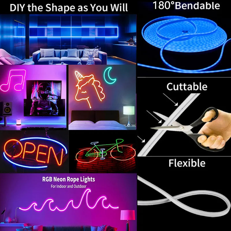 Bande LED RGB Wi-Fi Intelligente – Compatible Alexa & Google Home