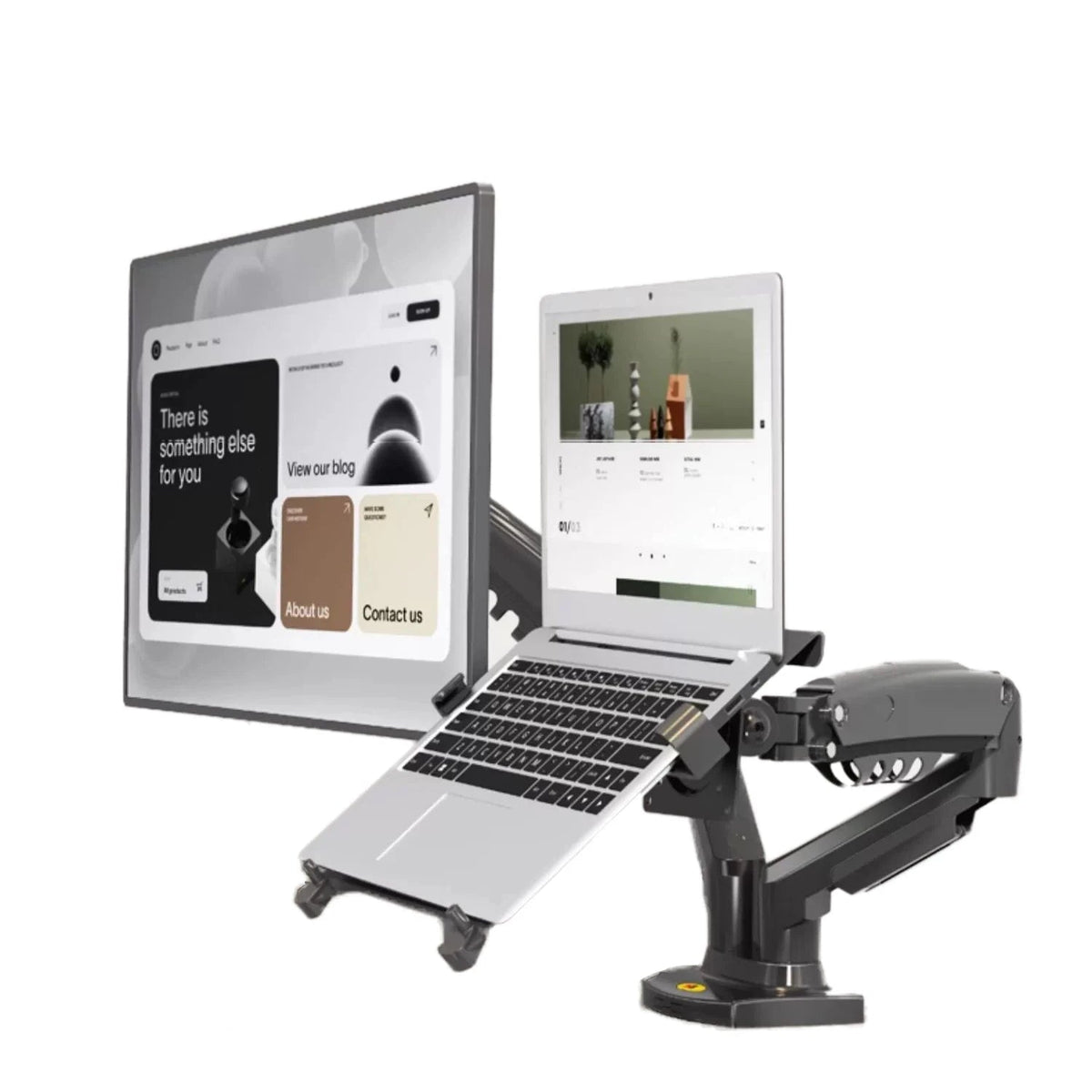 Support Double Écran + PC Portable