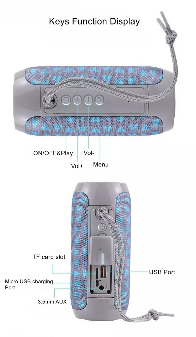 Enceinte Bluetooth Portable TG117 Étanche