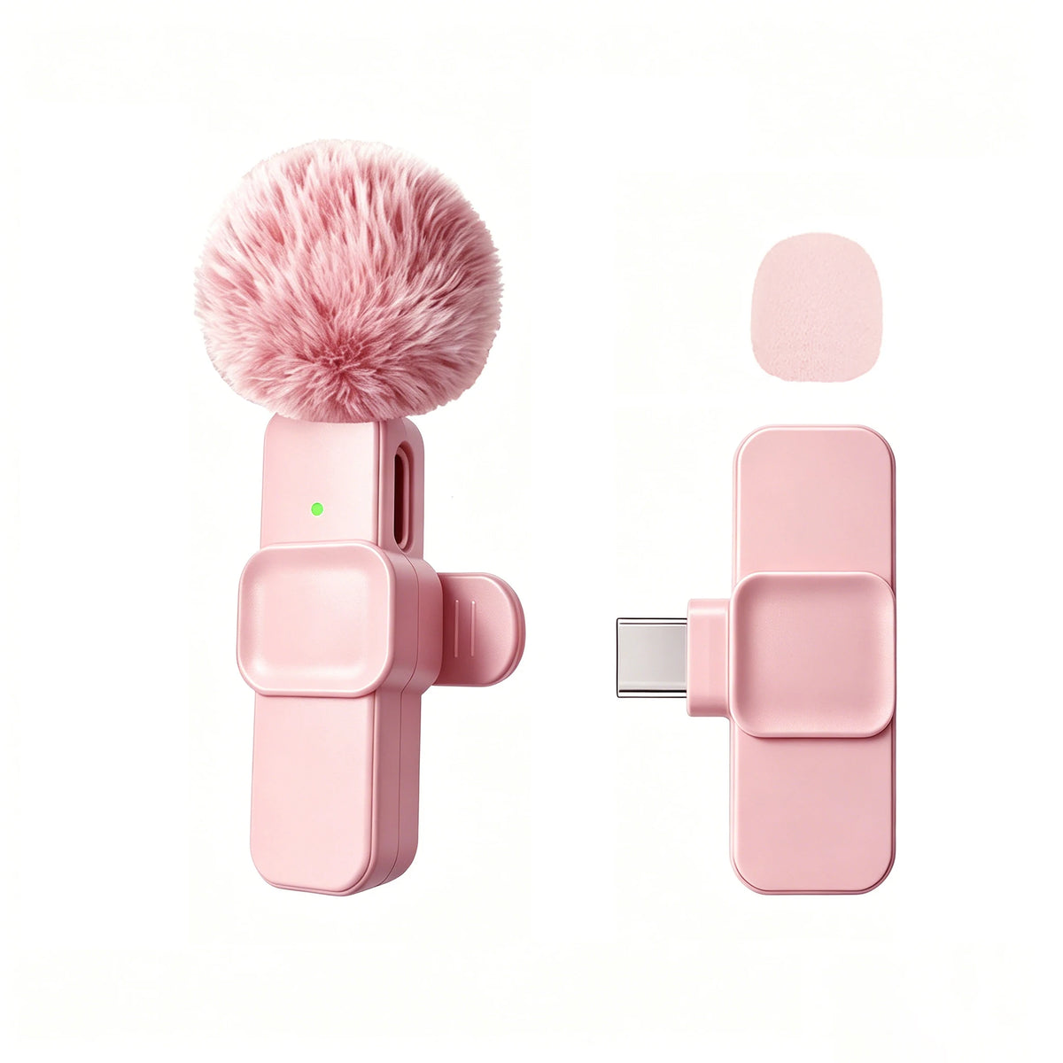 Microphone Sans Fil USB-C avec Réduction de Bruit