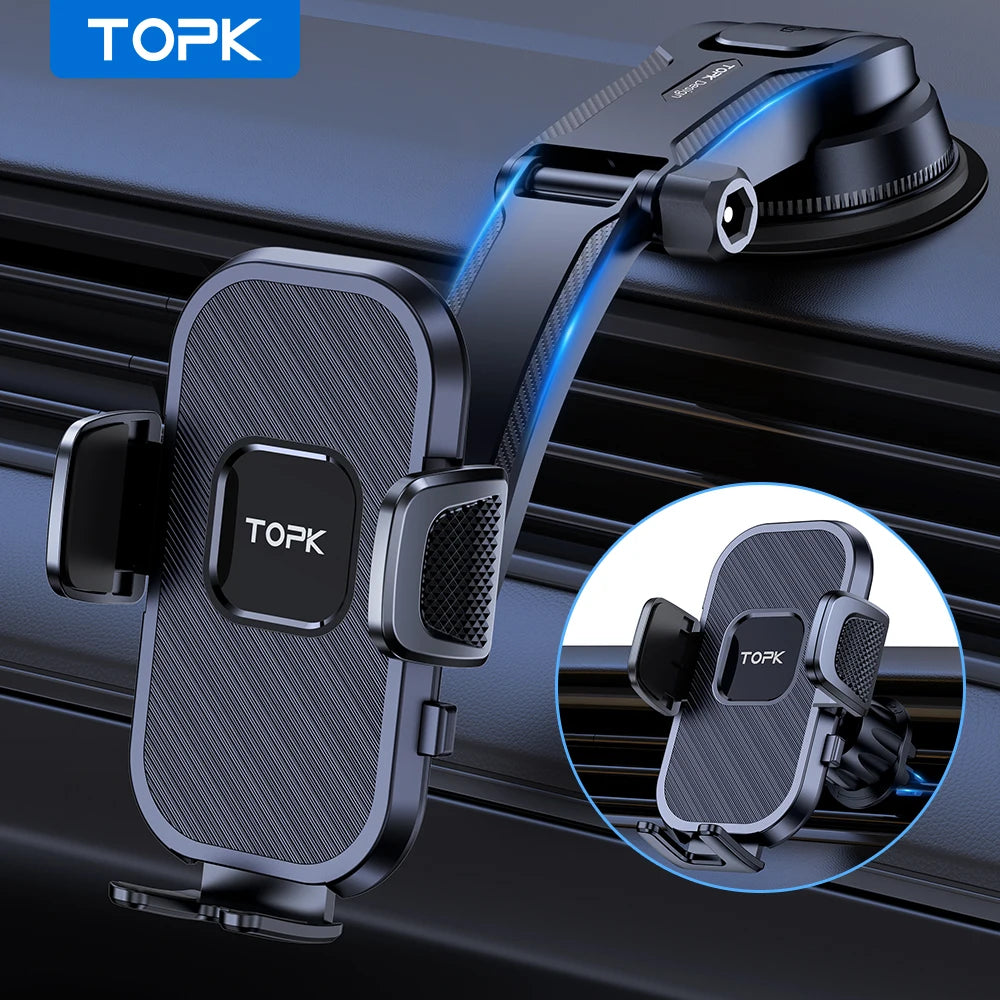 Support Téléphone Voiture – Fixation Automatique