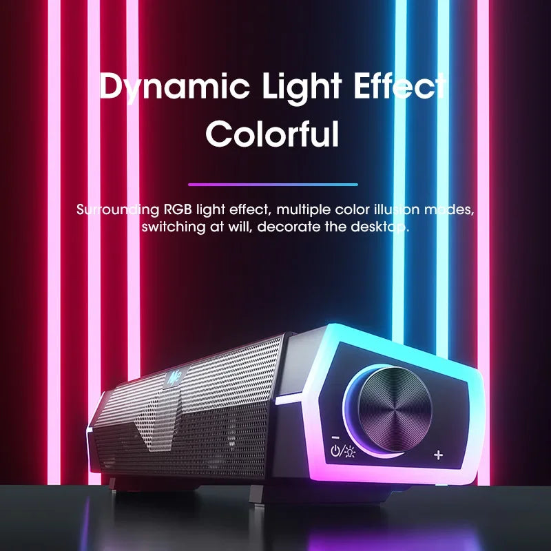 Enceinte Bluetooth Gaming RGB 4D