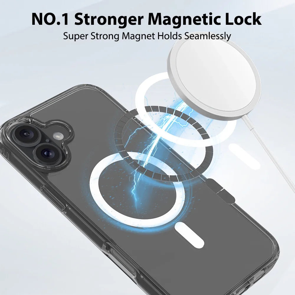 Coque MagSafe Transparente – Compatible iPhone