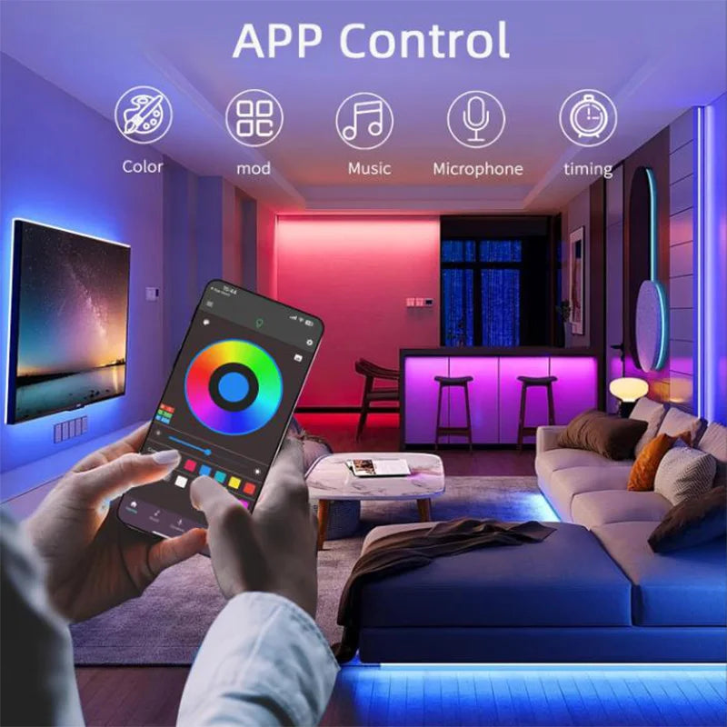 Bande LED RGB Wi-Fi Intelligente – Compatible Alexa & Google Home