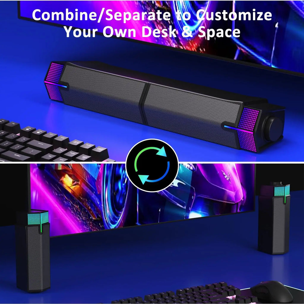 Barre de Son Bluetooth Jeecoo M20 RGB