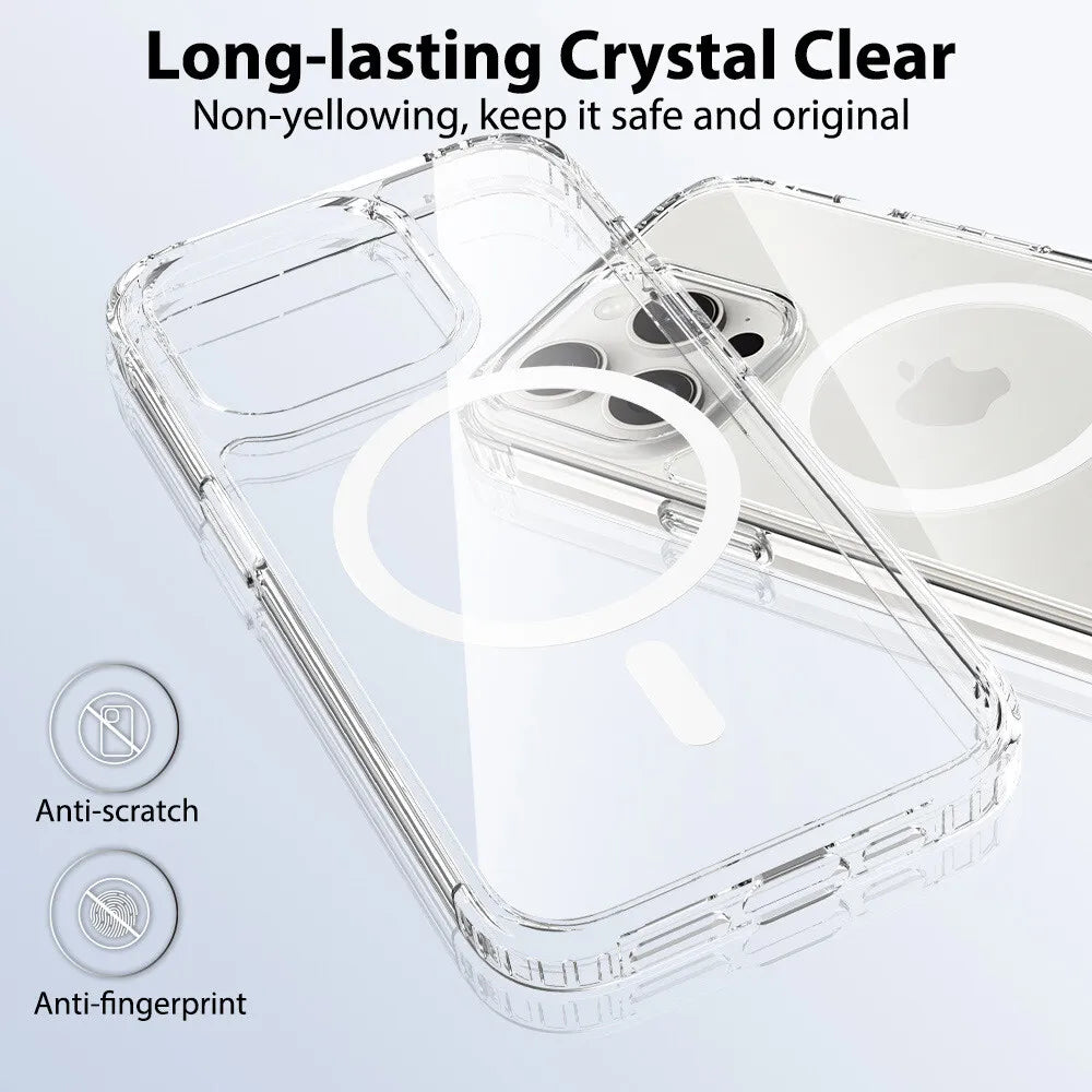 Coque MagSafe Transparente – Compatible iPhone