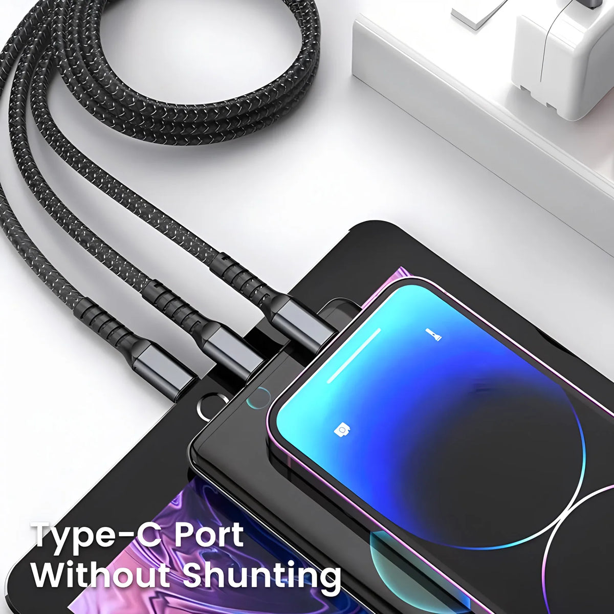 Câble Multi-Charge 100W 4-en-1