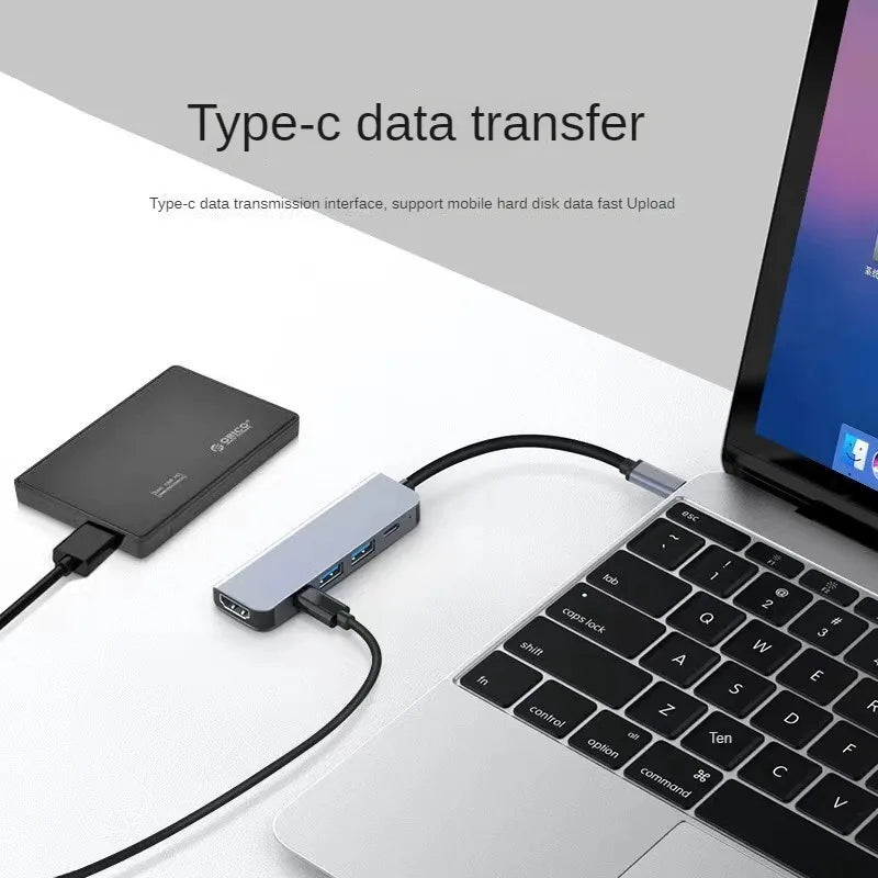 Hub USB-C 6-en-1 – HDMI 4K & USB 3.0