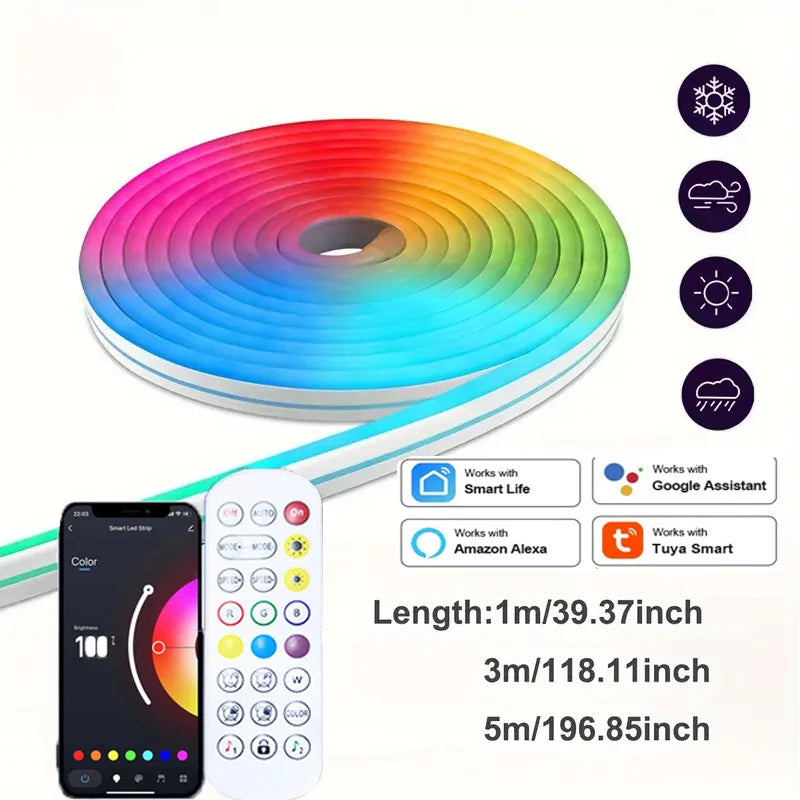 Bande LED RGB Wi-Fi Intelligente – Compatible Alexa & Google Home