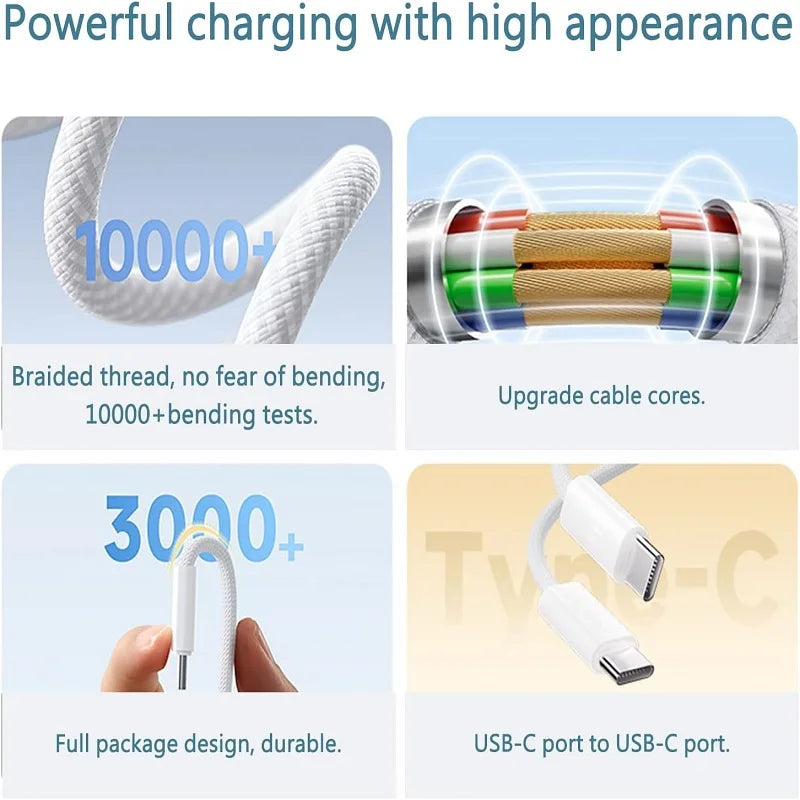 Câble USB-C vers USB-C PD 60W Premium