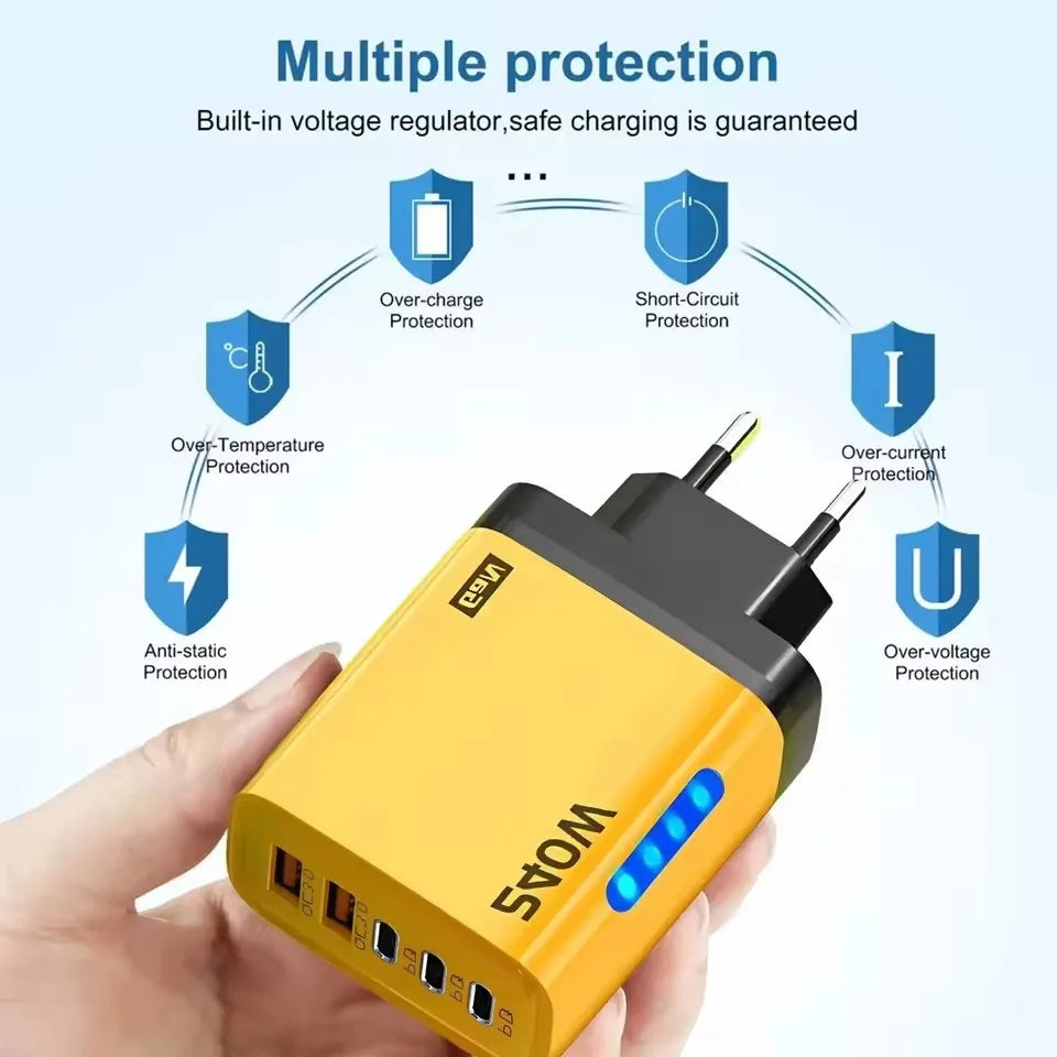 Station de Charge GaN 240 W – USB-C 5-en-1