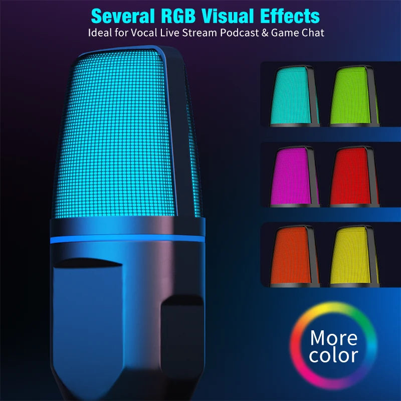 Microphone USB RGB Gaming