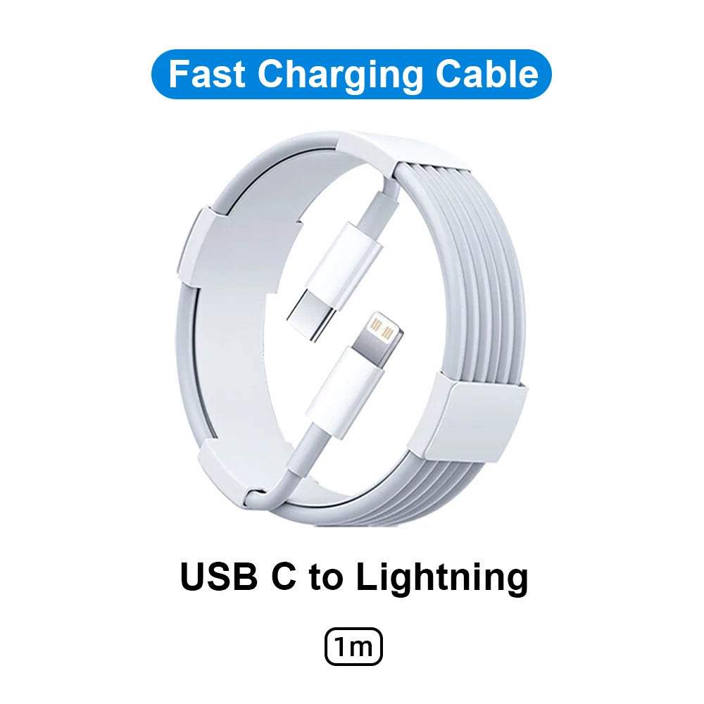 Chargeur Rapide USB-C 30 W – Compatible iPhone & Android