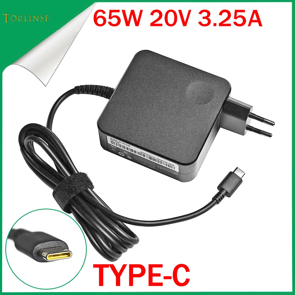 Chargeur Universel USB-C 65W pour PC Portable