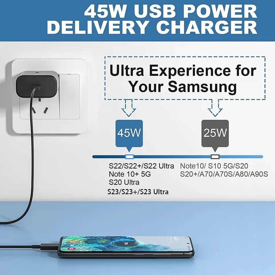 Chargeur Rapide Samsung 45W
