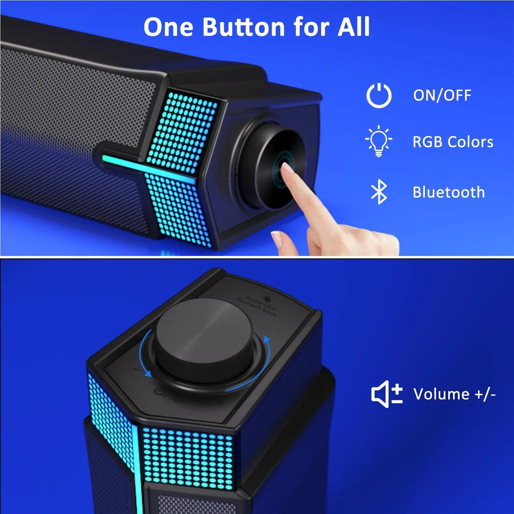 Barre de Son Bluetooth Jeecoo M20 RGB
