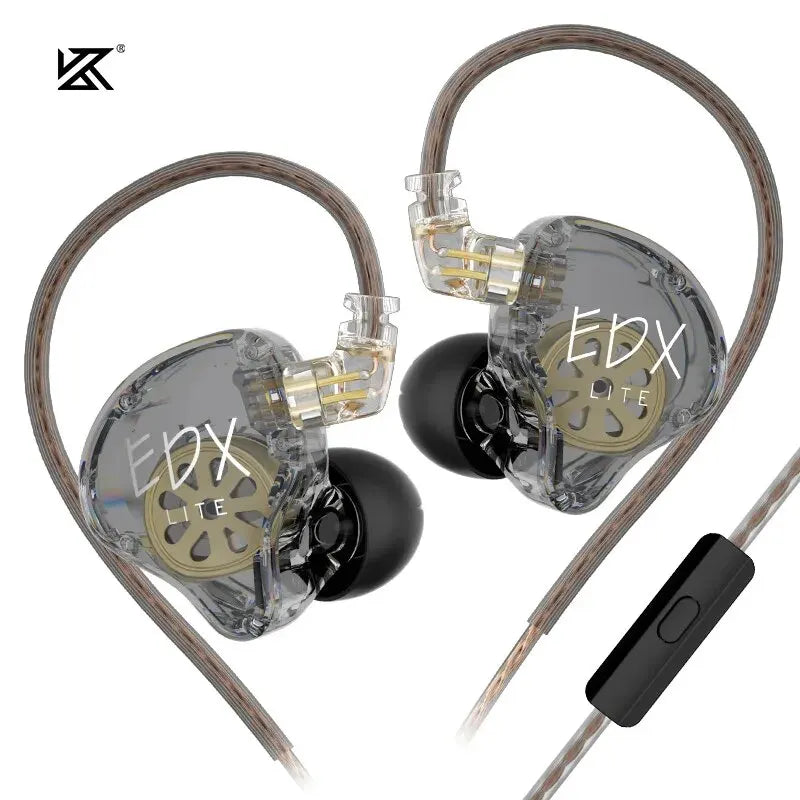 Écouteurs KZ EDX Lite HiFi avec Micro