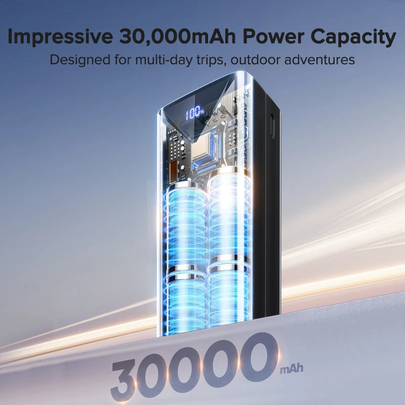 Batterie Externe QOOVI 30000 mAh 22.5W