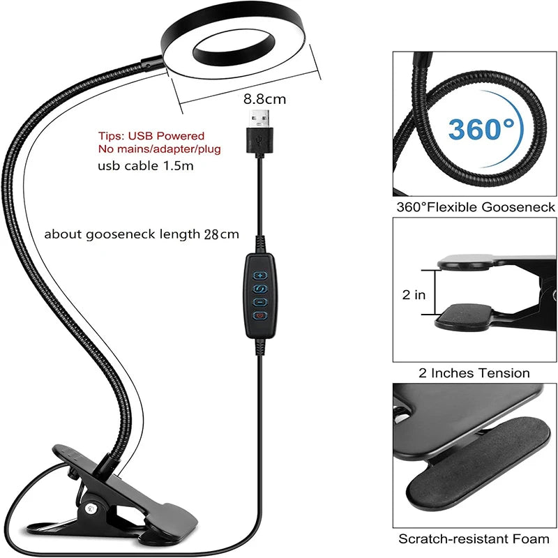 Lampe de Bureau Flexible LED
