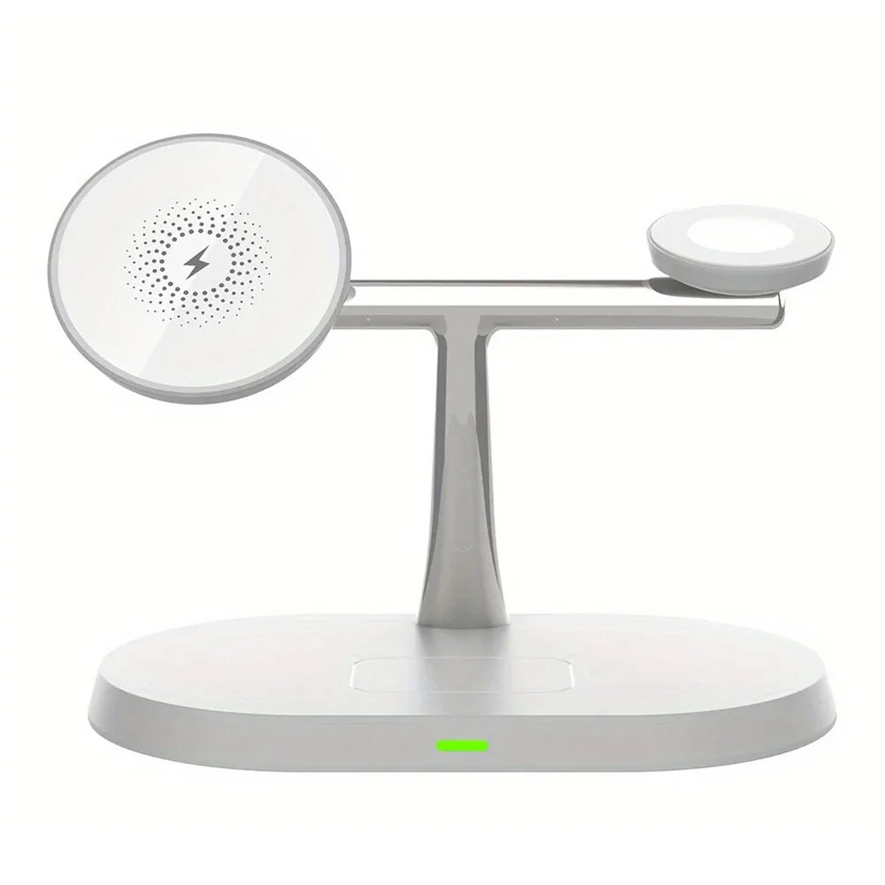 Station de Charge Magnétique 3-en-1