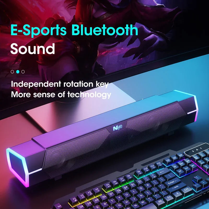 Enceinte Bluetooth Gaming RGB 4D