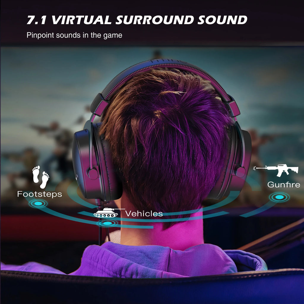 Casque Gaming FIFINE avec Micro 3,5 mm