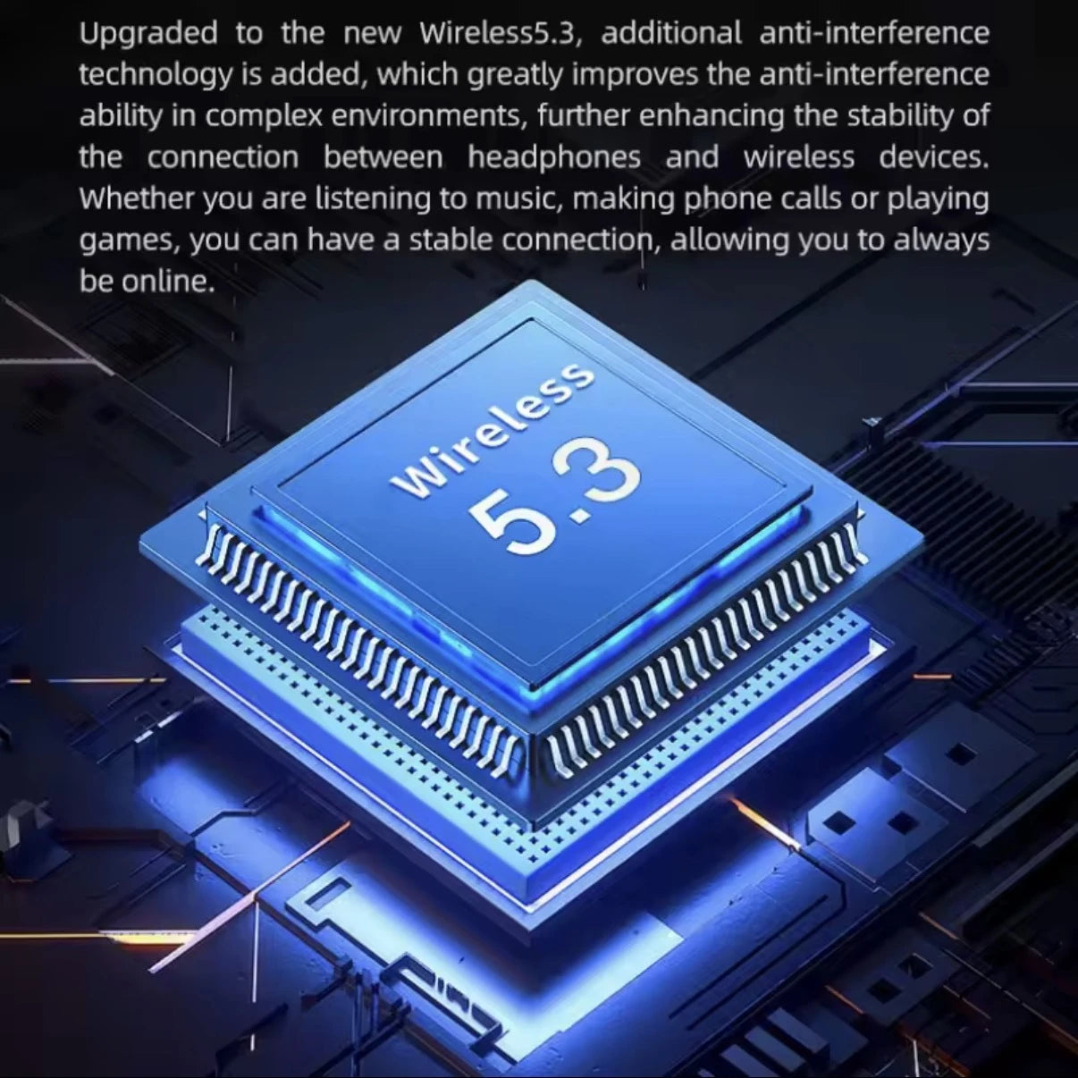 Écouteurs Bluetooth 5.3 – Son Haute Définition
