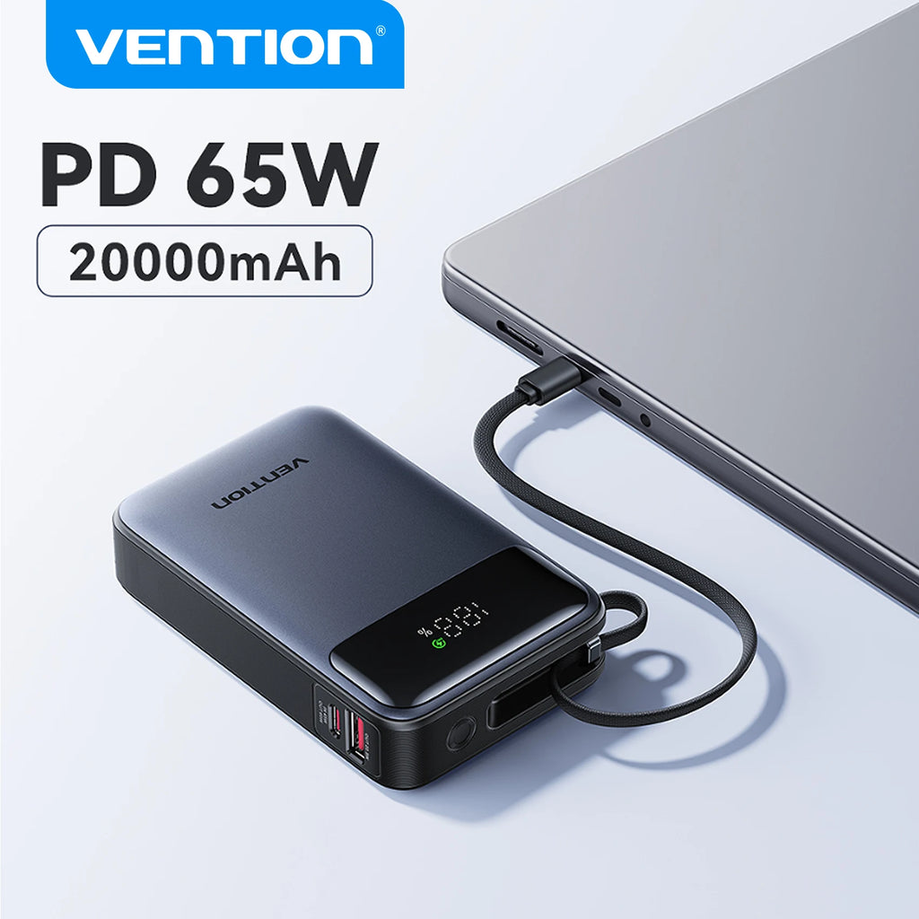 Batterie Externe Vention 65W PD