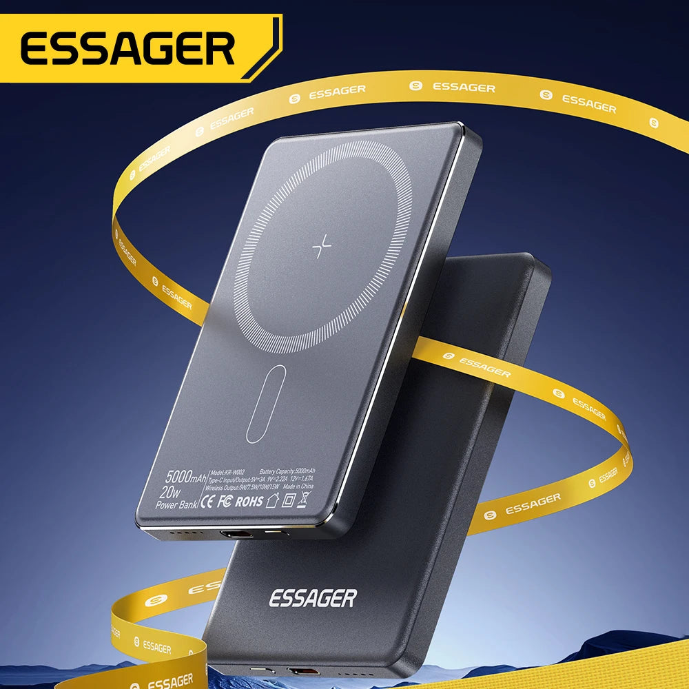 Chargeur Sans Fil Magnétique Essager 20W