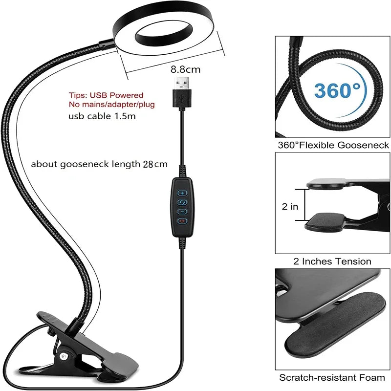 Lampe de Bureau Flexible LED