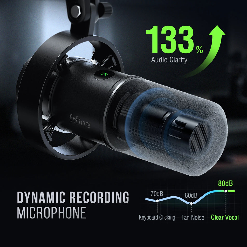 Microphone Dynamique FIFINE USB/XLR
