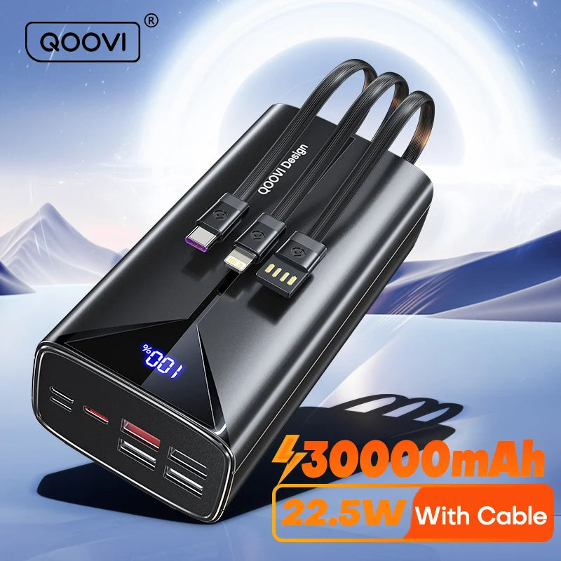 Batterie Externe QOOVI 30000 mAh 22.5W
